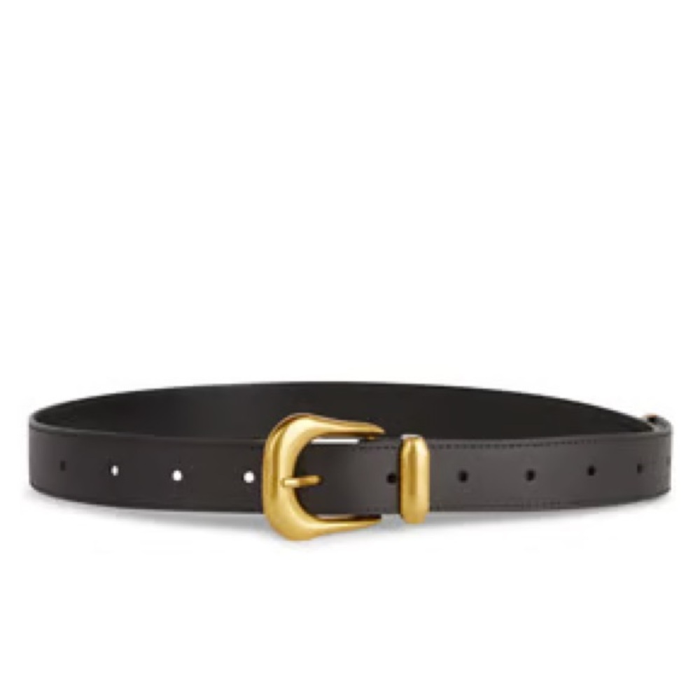 Suncoo Black Leather Belt - Picture 2 of 3